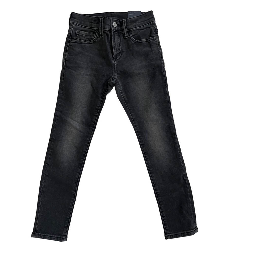 Gap Boys' High Stretch Skinny Jeans, Black Wash, Size 7 Slim NWT